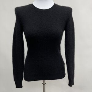 Lord & Taylor Women's Sweater Small Black 100% Cashmere Long Sleeve Crew Neck